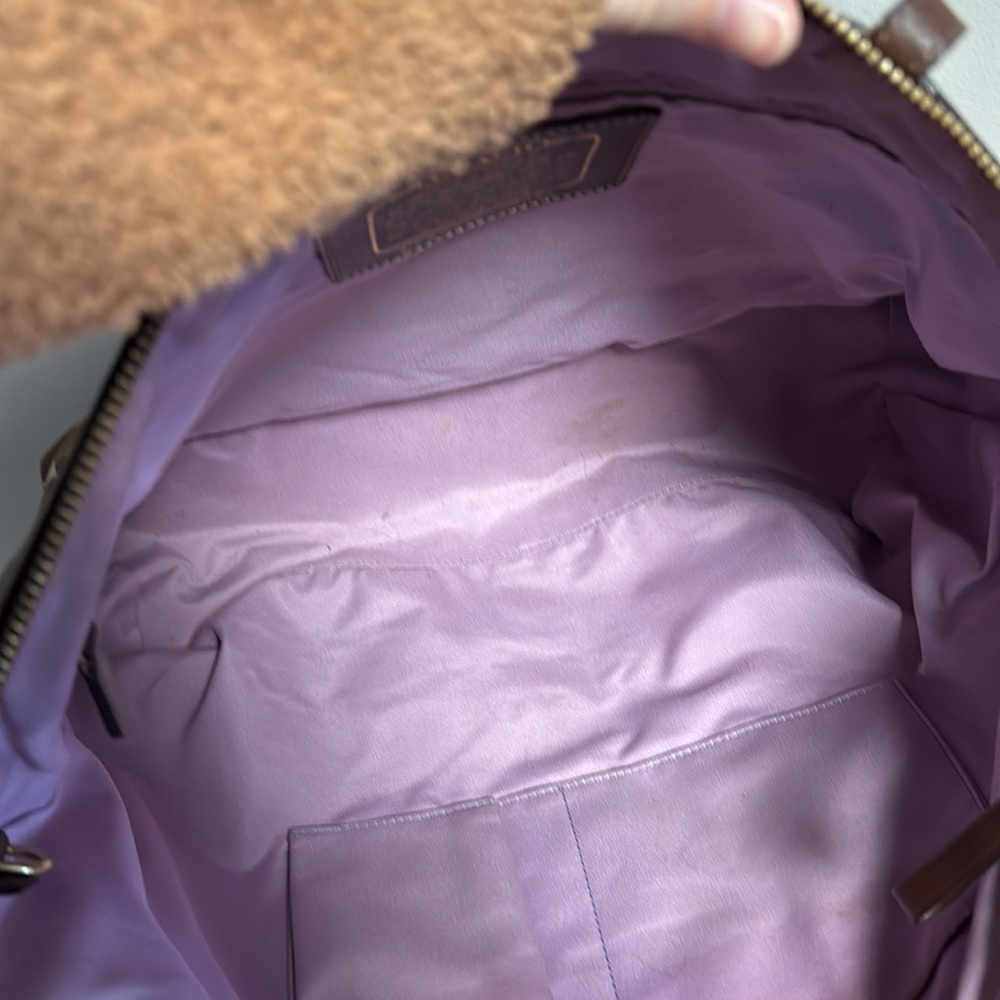 Coach Signature Brown and Tan Tote - Picture 7 of 7